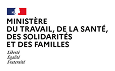 Logo du Ministère du travail, de la santé, des solidarités et des familles